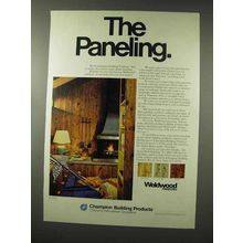 1977 Weldwood Paneling Ad - The Paneling