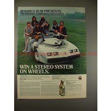 1981 Ronrico Rum Ad w/ Marshall Tucker Band - NICE!!