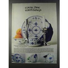 1981 Royal Copenhagen Porcelain & Georg Jensen Ad