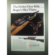 1988 Ruger Mini Thirty Rifle Ad - Perfect Deer Rifle