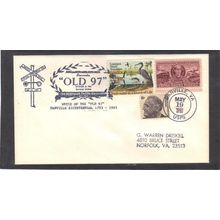 Event Wreck of Old 97 3c Casey Jones + Stamps/2 (No Cachet-Stamped/A) CV00851