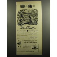 1952 Rio Grande Railroad Ad - Tops in travel