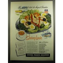 1952 Union Pacific Railroad Ad - This delightfu dish for August Travelers