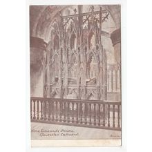 King Edwards Shrine Gloucester Cathedral Postcard Publisher F A Brooke