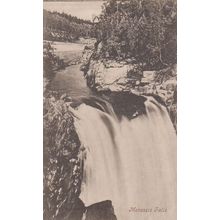 Monessie Falls The Scottish Highlands Water Rapids Antique Postcard