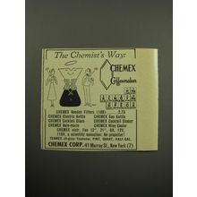 1957 Chemex Coffeemaker Ad - The Chemist's Way