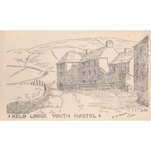 Keld Lodge Yorkshire Youth Hostel Old Postcard