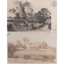 Stony Stratford Quakers Oak Lodge RPC 2x Bucks Old Postcard s