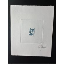 France Epreuve d'artiste projet de Marianne non émis retenu Jumelet bleu sans VF