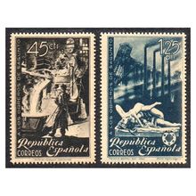Spain 1938 [SLL] Series Tribute to the Workers of Sagunto (MNH)