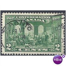 Canada 1927 SG267 2c Green Fine.Used.