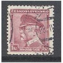 SG348 1k President Masaryk (Purple).Fine Used.czech1