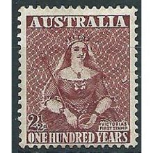 Australia 1950 SG240 2 1/2d Maroon Mounted Mint .. ..