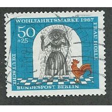 BERLIN -1967 50pf+25 'HUMANITARIAN RELEIF FUNDS' FINE USED (EBID44-715)