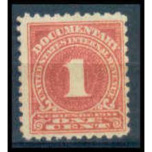 Used R196 1c Series of 1914 Barely Clears WA1787