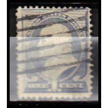 Used 212 1c Benjamin Franklin Barely Clears RA0490