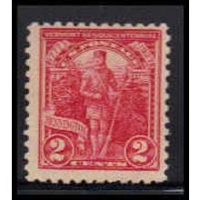 643 2c Vermont Just Clears MNH O0941