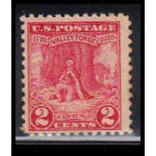 645 2c Valley Forge Barely Clears MNH O0996