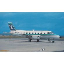 Embraer 110P1 ZK-LBC Plane of Eagle Airways at Auckland Airport Postcard