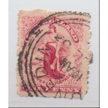 New Zealand Stamp Scott #99, Used, Triple Ring Cancel