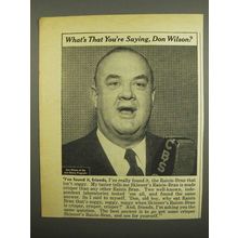 1949 Skinner's Raisin-Bran Ad - Don Wilson