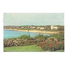 FALMOUTH from CASTLE DRIVE, CORNWALL used vintage postcard by Jarrold 1973 pm =