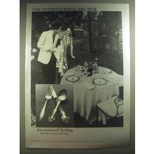 1974 International Sterling Advertisement - The International Brunch