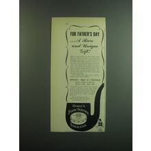 1949 Dobie's Four Square Tobacco Ad - For Father's Day ..a Rare and unique Gift