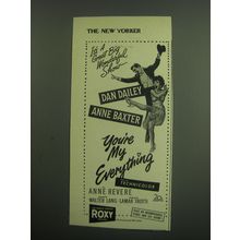 1949 You're my Everything Movie Ad - It's a great big wonderful show