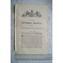 1842 Act of Parliament: regulation of Apprentices