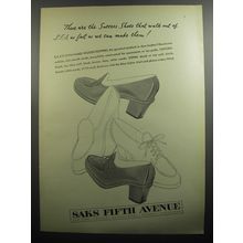 1951 Saks Fifth Avenue Advertisement - Woodchoppers Oxford and Stepin Shoes