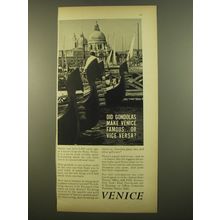 1961 Italian State Tourist Office Advertisement - Venice