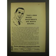 1961 Paine, Webber, Jackson & Curtis Advertisement - Investments