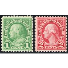 578-79, Mint VF NH 1¢ & 2¢ - SCV $290 * Stuart Katz