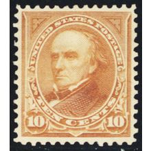 282C, Mint VF H 10¢ - (Gum skips) SCV $175 * Stuart Katz