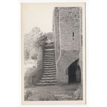 Manorbier Castle Postcard RP Pembrokeshire Wales Squibbs