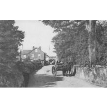 Railway Hotel Station Road Pulborough Sussex Postcard