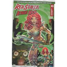 RED SONJA ATTACKS MARS # 03 with promo card (2025)