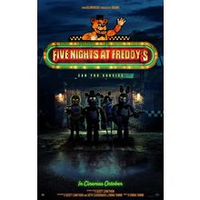 Five Nights at Freddy_s (2023)_6 Movie Film Poster Canvas iconic design