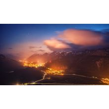 switzerland-night-4k-v3-3840x2160 Poster Canvas Movie Film Print A0 A1 A2 A3 A4