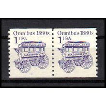 2225 1c Omnibus Very Fine MNH Dry Gum CNP Left 1 PA0853