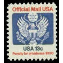 O129 13c Eagle Fine MNH G0597
