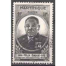 Martinique 1945 Michel 203 O Cote (2004) 0.60 € Félix Eboué Cachet rond
