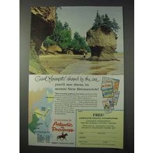 1959 New Brunswick Canada Ad - Giant Flowerpots