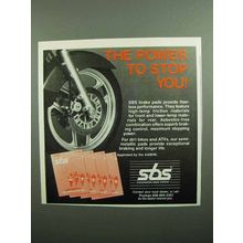 1990 SBS Scandinavian Brake Systems Ad - Power to Stop You