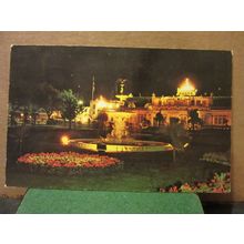 THE ILLUMINATIONS, TORQUAY, DEVON vintage used postcard 1970? pm =
