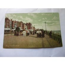 KINGS' ROAD, BRIGHTON, SUSSEX unused antique postcard =