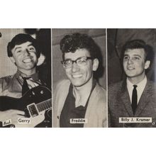 Mersey Beat Gerry & The Pacemakers Freddie Billy Kramer Postcard