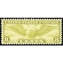 C17, Mint XF/Superb NH 8¢ Airmail Stamp *A GEM* Stuart Katz