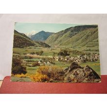 VALLEY D'AURE, PYRENEES, FRANCE used postcard 1953 pm =